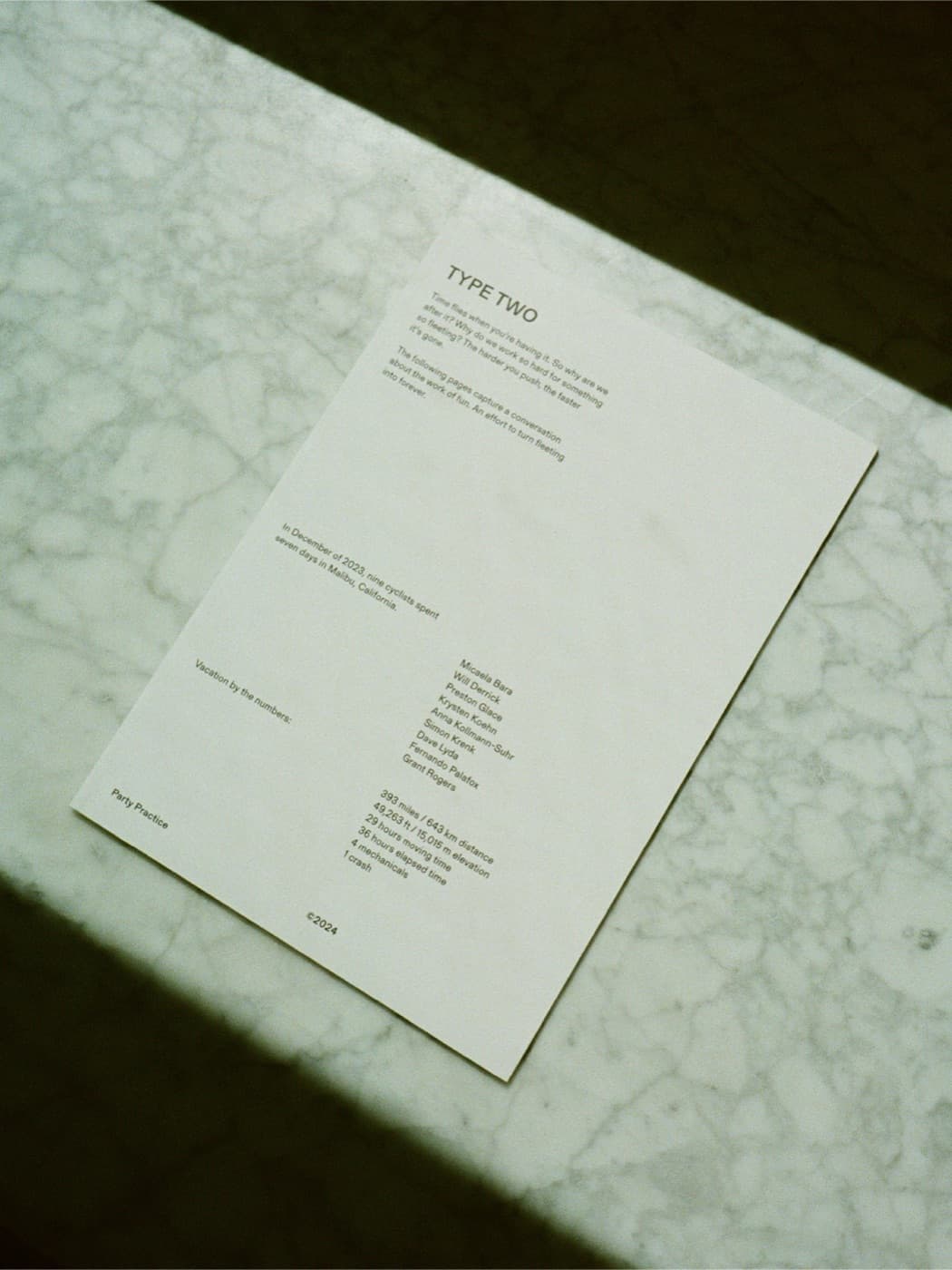 Pas Normal Studios — “Type Two” Publication